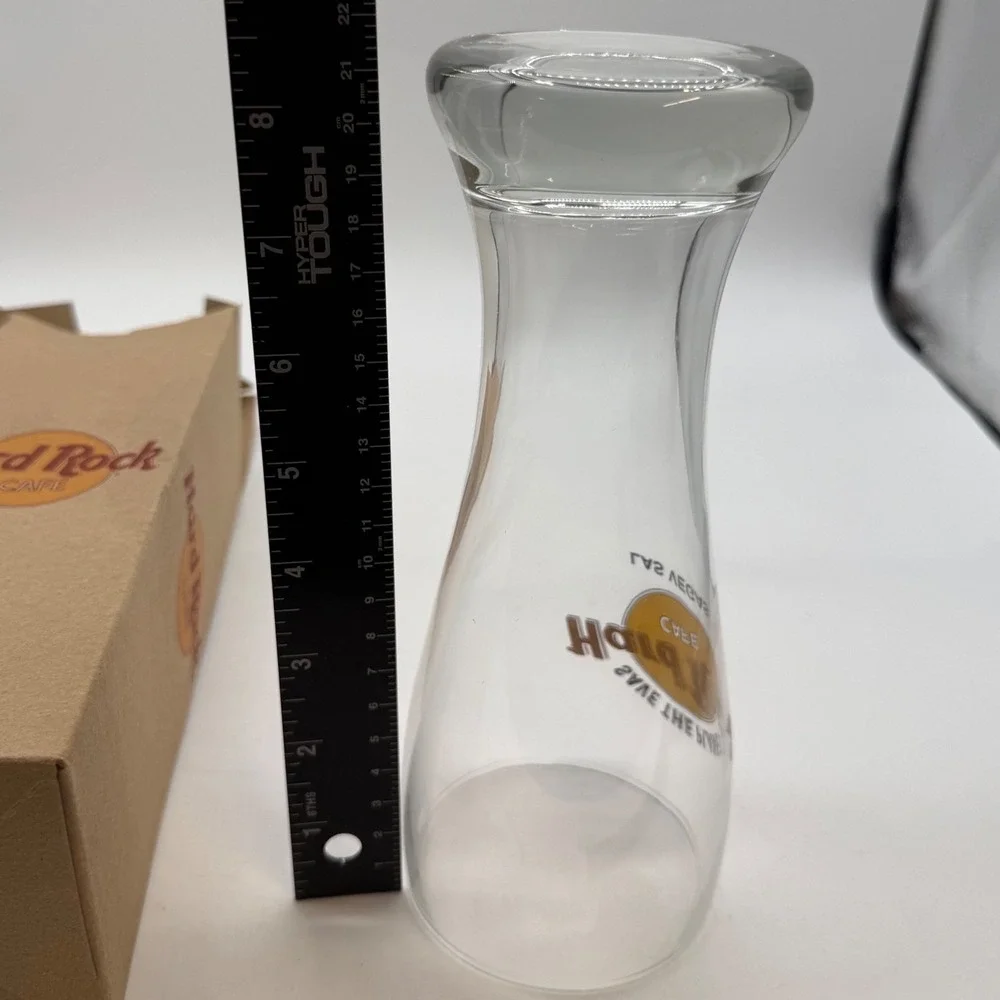 Hard Rock Cafe Las Vegas Save The Planet Pilsner Beer Glass with Original Box